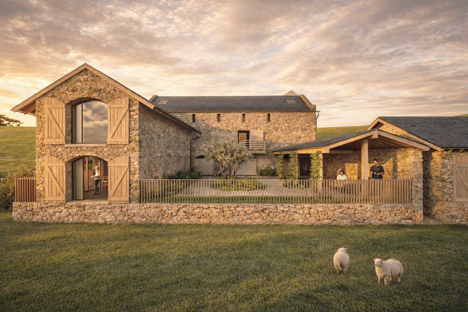 How Do You Retrofit a Historic Stone Barn to Net Zero Operational Carbon in the UK?